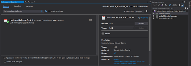 Implementing a Horizontal Calendar in Xamarin.Forms